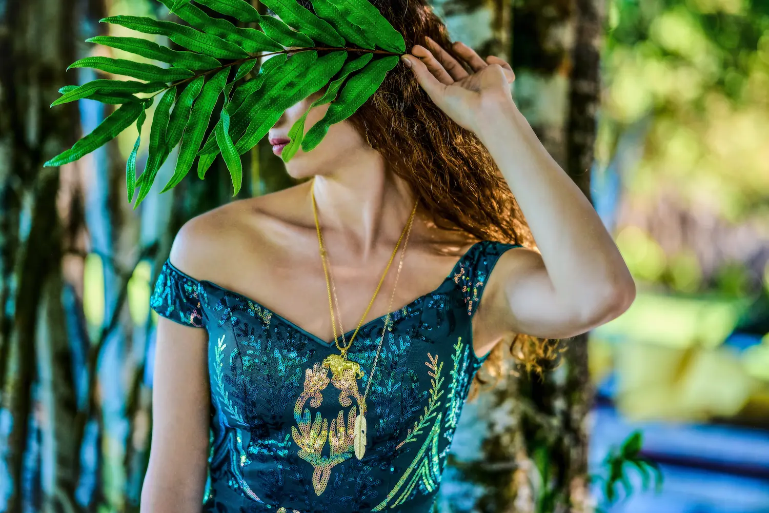 VIP escort agency companion in refined outdoor setting with elegant presence